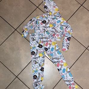 Girls 2 piece crop top set